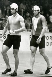 Lutz Heßlich (l.) und Michael Hübner- einst als Duo unschlagbar. 