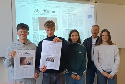 Die Schüler haben viel über Algorithmen gelernt.