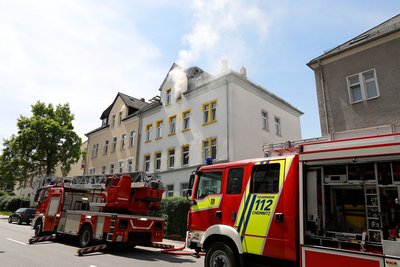Feuerwehreinsatz am Montag im Chemnitzer Stadtteil Kappel