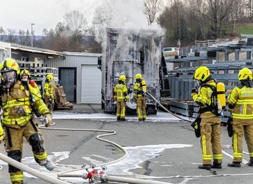 In Rodewisch musste ein Brand gelöscht werden. 
