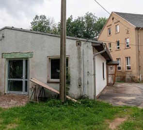 In dem künftigen Dorfgemeinschaftshaus in Rossau soll bereits in einigen Monaten gefeiert werden. 