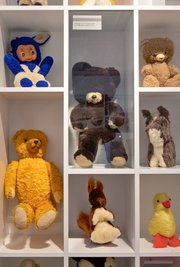 DDR-Plüschtiere aus Hohensteiner Plüsch.