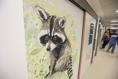 Entstanden sind die Wandbilder auf der Frühgeborenen-Intensivstation an der Flemmingstraße.