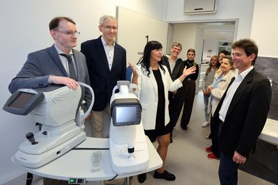 Anke Leistner von der operativen Leitung führte die geladenen Gäste durch die Räume.