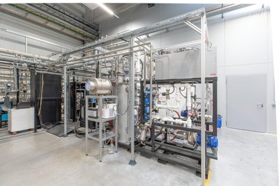 Im Reaktor der Anlage können Temperaturen von mehr als 2000 Grad Celsius erzeugt werden.