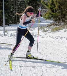 Sydney-Laureen Wüstling auf dem Weg zum Titel. 
