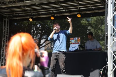 Rapper Joca in Aktion.