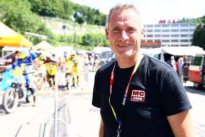 Fahrtleiter Norbert Vogler war den ganzen Tag auf der Piste, um das Rennen zu überwachen.