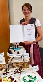 Nicht ohne Grund waren die Prüfungsarbeiten von Zuckerbäckerin Sophia Lenk maritim angehaucht. Sie schloss die Ausbildung mit Auszeichnung ab.