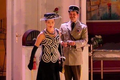 David-Jonas Frei (r.), hier mit Rebecca Lara Müller, führte Regie und inszenierte mit Stefanie Hertel das Musiktheater.