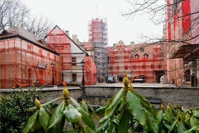 Schloss Glauchau ist zwar eine Baustelle, aber auch Ort für einen Krimi-Abend. 