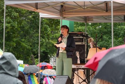 Sachsens Justizministerin Katja Meier (Grüne) ist Schirmherrin des Christopher Street Days in Chemnitz.