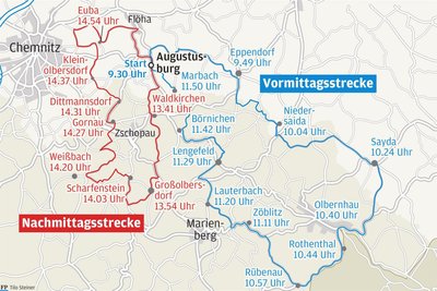 Auf diese beiden Touren können sich Teilnehmer und Zuschauer der diesjährigen Schlösser- und Burgenfahrt freuen.