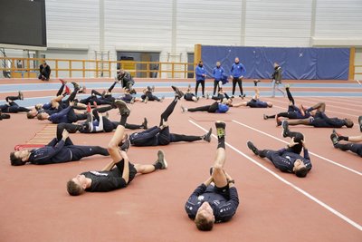 Auf dem Programm standen Stabilisations- und Athletiktraining.