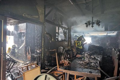 Durch das schnelle Eingreifen der Feuerwehr konnte Schlimmeres verhindert werden.