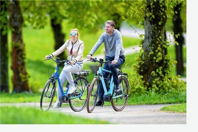 Mit den  E-Bikes kann auch das bergige Erzgebirge zu einem Fahrrad-Land werden. 