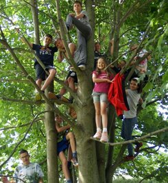 45 Mädchen und Jungen aus der Region haben die letzten Ferientage im Sommerferienlager der "Grünen Schule grenzenlos" in Zethau verbracht.