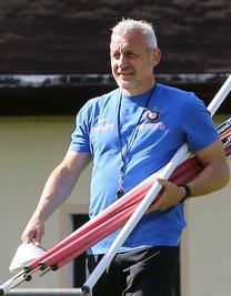 Pavel Dotchev, Trainer des Fußball-Zweitligisten FC Erzgebirge Aue.