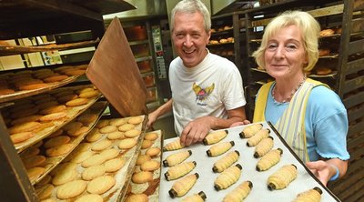 Manfred und Christine Clauß unterstützen ihren Sohn bei der Leitung der Bäckerei. 