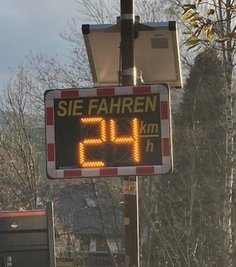 Wer langsam fährt, bekommt ...