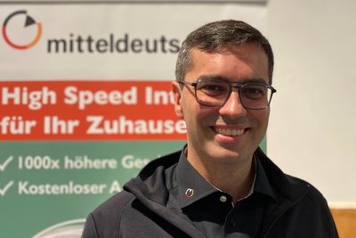 Vladimir Schulz leitet bei der Firma Mitteldeutsche IT den Bereich Breitbandausbau und beantwortete zur Einwohnerversammlung in Augustusburg die wichtigsten Fragen.