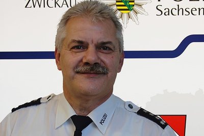 Jens Oppel, Erster Polizeihauptkommissar und Leiter des Polizeireviers in Auerbach.