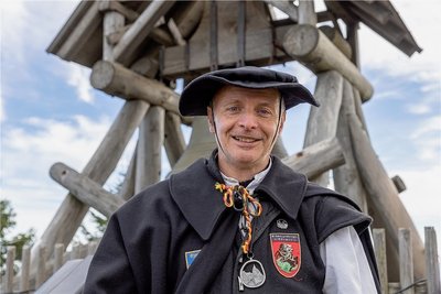 Gerd Schlesinger verbringt den Jahreswechsel wieder auf dem Fichtelberg.
