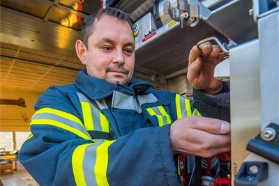 Lars Wagner hofft auf möglichst wenige Feuerwehreinsätze in der Silvesternacht. 