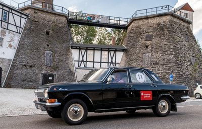 Dieser Wolga GAZ 24 stammt aus dem Jahr 1978.