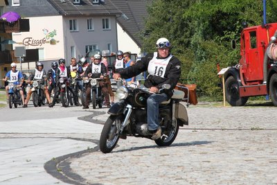 Auch ein Rundkurs gehört laut Wettkampfprogramm zum Bergpreis. 2016 war dieser in Bad Schlema aufgebaut. Dieses Jahr geht es an die Talsperre Sosa.