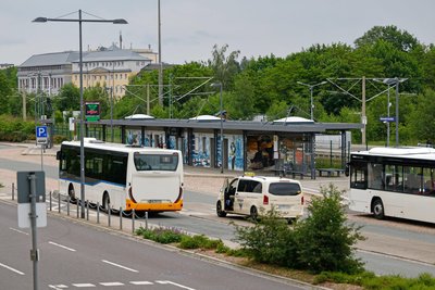 Zwischen Hohenstein-Ernstthal (im Bild) und Mosel fahren kommende Woche nur Busse.