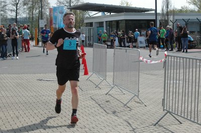 Ringo Gründel beim Landkreislauf 2022 in Lichtenau.