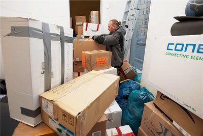 Der Colorido-Verein hat den ersten Transport in die Ukraine gepackt.