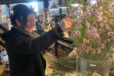 Floristin Silke Kriegelstein: „Der richtige Strauß für den Kunden? Das muss aus dem Bauch kommen, sonst wird das nichts.“