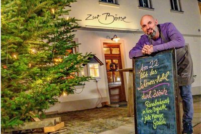 Alexander Schnerrer ist Inhaber des Restaurants „Zur Börse“ in Zwönitz.