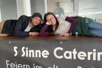 Für jeden Spaß zu haben: Steffis Kinder Jessica und Björn.