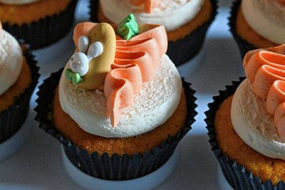 Auch mit neuen Geschmacksrichtungen experimentiert der 38-Jährige gerne. Der Karottenmuffin hat auch einen leichten Hanfgeschmack und wird mit einer Vanillecreme abgerundet. 