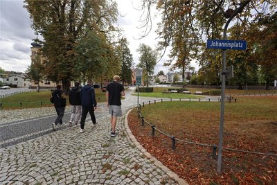 Am Johannisplatz in Werdau ereignete sich am Samstagabend die Attacke auf den Familienhund.