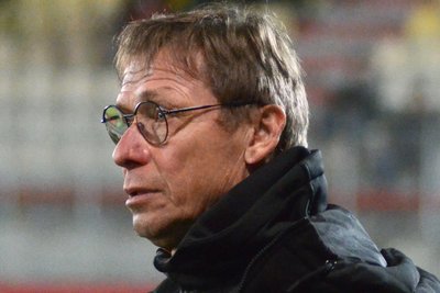Das Foto zeigt Sven Köhler am Mittwochabend beim Heimspiel des VfB Auerbach gegen Germania Halberstadt (3:2).