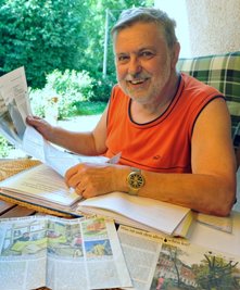Auf seine Führungen bereitet sich Gunter Teichert akribisch vor. 