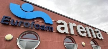 Aus Eurofoam- soll bald Neveon-Arena werden. 