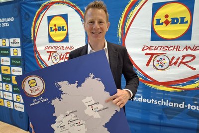 Fabian Wegmann ist Sportlicher Leiter der Deutschland Tour. Foto: Knut Berger
