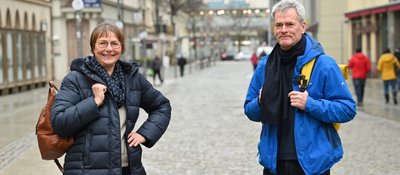 Evelyn Kluge ist seit 1992 im Musikverein, kennt ihn in- und auswendig. In Andreas Winkler wurde kürzlich ein neuer Vorsitzender gefunden. 