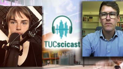 Lara-Lena Goedde und Tom Mannewitz sprechen im aktuellen Podcast der TU über die Bedeutung von Verschwörungsmythen. 