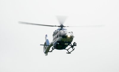 Mit einem Polizeihubschrauber - hier ein Symbolfoto - wurde nach dem Vermissten gesucht. 