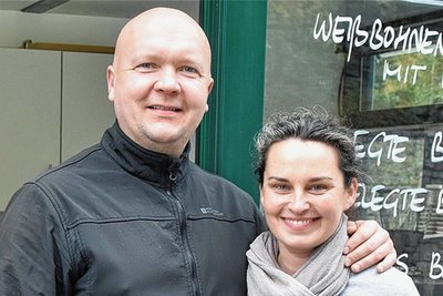 Gabriela Baranska und ihr Ehemann Rafal. 