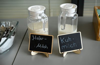 Echte "Milch" gibt es laut Vorschrift nur von Tieren - aber im Alltag werden auch Pflanzendrinks so genannt. 