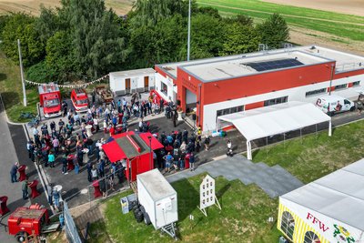 100 Jahre Feuerwehr Lauenhain und Tag der offenen Tür im neuen Gerätehaus.