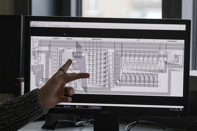 So sieht es am Bildschirm aus, wenn Arwed Kirmse programmiert.