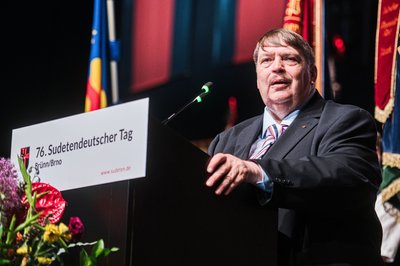 Bernd Posselt, Sprecher der Sudetendeutschen Volksgruppe.